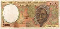 Gallery image for Central African States p203Ee: 2000 Francs
